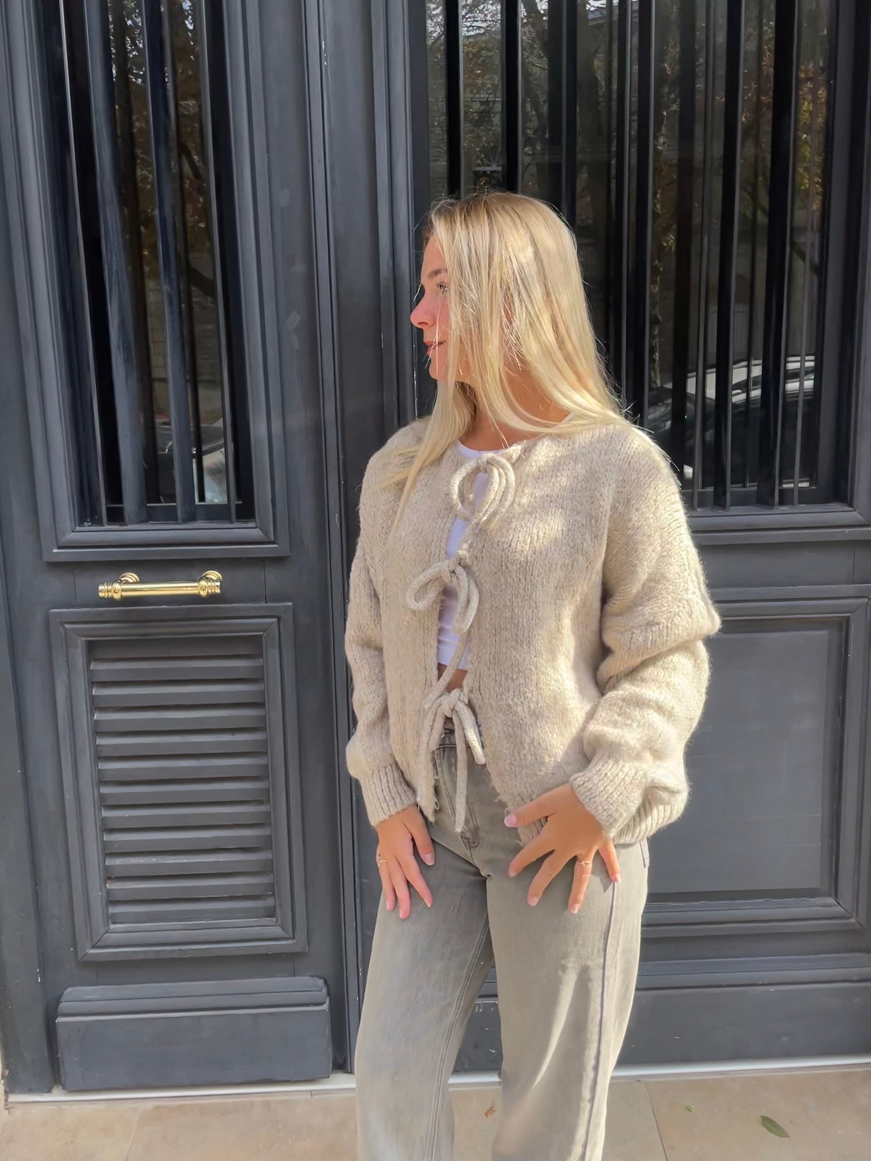 Gilet oya Beige